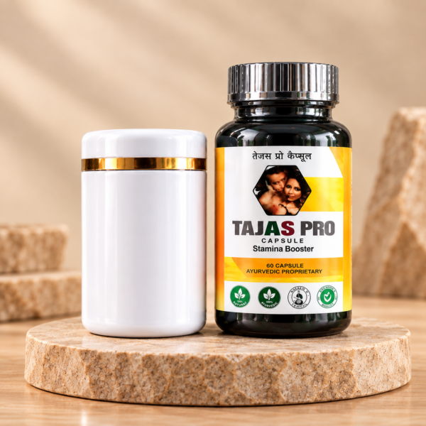 Ayurvedic Stamina Capsule Combo Pack - Tajas Pro 60 Caps